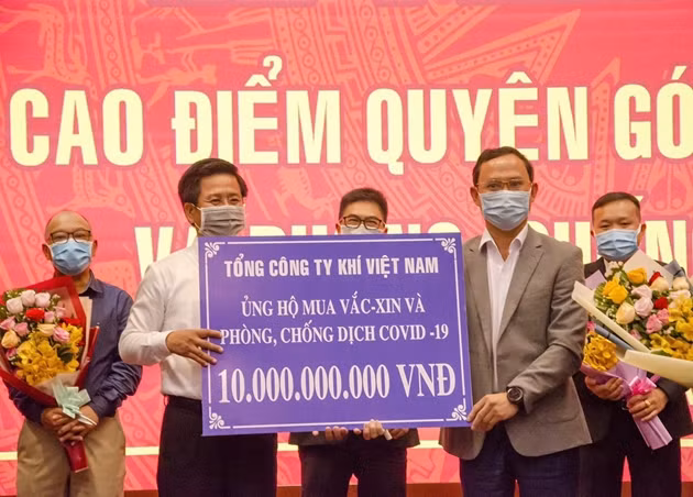 PV GAS ủng hộ 173 tỷ đồng cho công tác phòng chống đại dịch Covid - 19