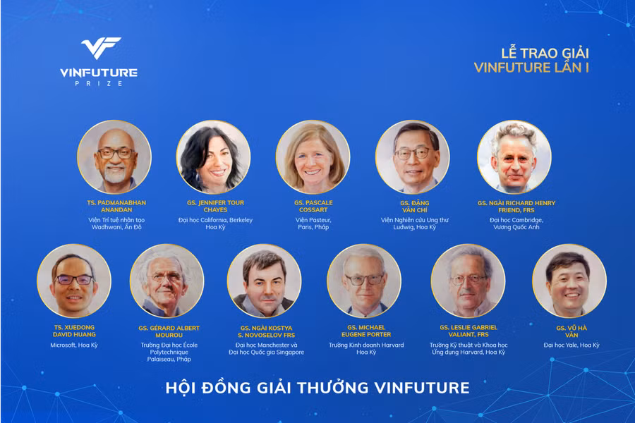 Công bố lễ trao giải VINFUTURE lần I vinh danh 4 công trình khoa học phụng sự nhân loại năm 2021 ảnh 1