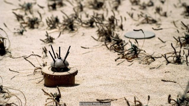 Các bãi mìn trên bãi biển có giá trị rất cao trong tác chiến chống đổ bộ