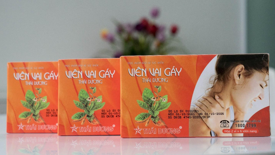 Sản phẩm viên vai gáy Thái Dương.