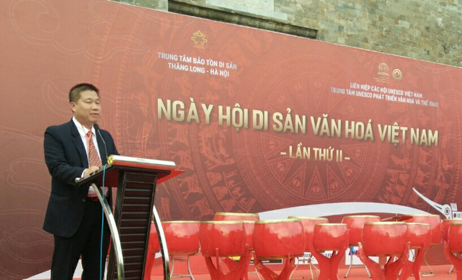 Ông Nguyễn Phúc Lưu phát biểu khai mạc Ngày hội di sản văn hóa Việt Nam lần thứ 2. Ảnh: Bình Thanh. Ông Nguyễn Phúc Lưu phát biểu khai mạc Ngày hội di sản văn hóa Việt Nam lần thứ 2. Ảnh: Bình Thanh.