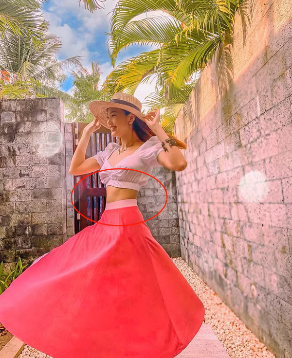  Kỳ Duyên, Hà Hồ photo shop quá tay vẫn chưa bằng sao nữ này khi uốn cong cả vòng ba