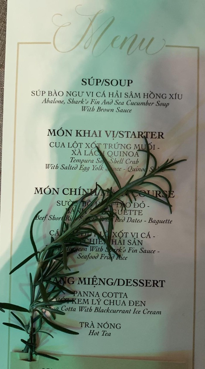 So thực đơn trong tiệc cưới của Cường Đô La, Trường Giang và sao Việt ảnh 5