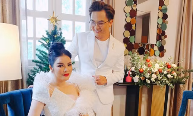 MC Đại Nghĩa chia sẻ hình ảnh như "cô dâu chú rể" khiến khán giả hoang mang.