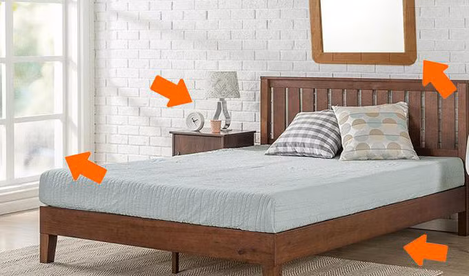 Nhiều gia đình mắc lỗi phong thủy phòng ngủ mà không biết. Ảnh minh họa. 