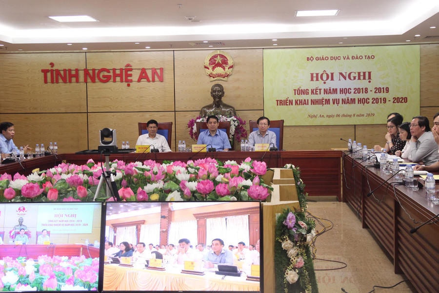 Toàn cảnh điểm cầu Nghệ An