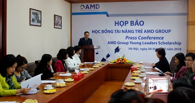 Quỹ Học bổng Tài năng trẻ AMD Group sẽ trao 50 suất học bổng cho sinh viên