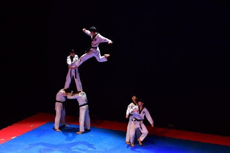 Đoàn biểu diễn Taekwodo - Đại học Donga Hàn Quốc. Ảnh: BTC. Đoàn biểu diễn Taekwodo - Đại học Donga Hàn Quốc. Ảnh: BTC.