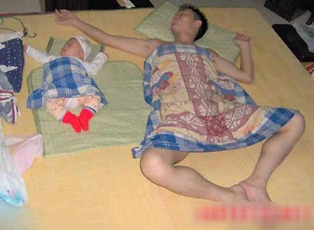 Bộ ảnh hài hước của cha và con ảnh 11