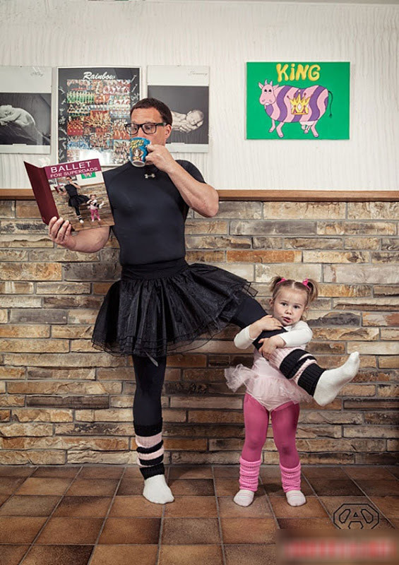 Bộ ảnh hài hước của cha và con ảnh 10