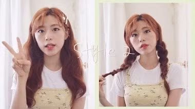 Tạo kiểu tóc như Hyuna, Taeyeon và Wheein không khó nếu bạn học theo các bước này của cô nàng streamer Doyeong