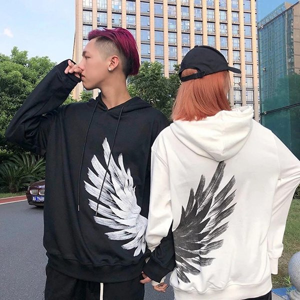 Những kiểu áo hoodie được nam thanh nữ tú cực yêu thích trong mùa đông ảnh 3 thu dong nay cac cap tinh nhan hay dien nhung kieu ao hoodie doi vua dep vua am ap - 4