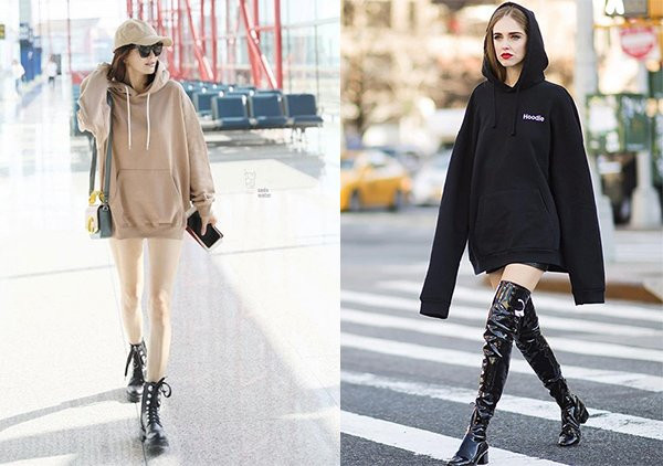 Những kiểu áo hoodie được nam thanh nữ tú cực yêu thích trong mùa đông ảnh 8 thu dong nay cac cap tinh nhan hay dien nhung kieu ao hoodie doi vua dep vua am ap - 9