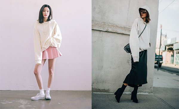 Những kiểu áo hoodie được nam thanh nữ tú cực yêu thích trong mùa đông ảnh 6 thu dong nay cac cap tinh nhan hay dien nhung kieu ao hoodie doi vua dep vua am ap - 7