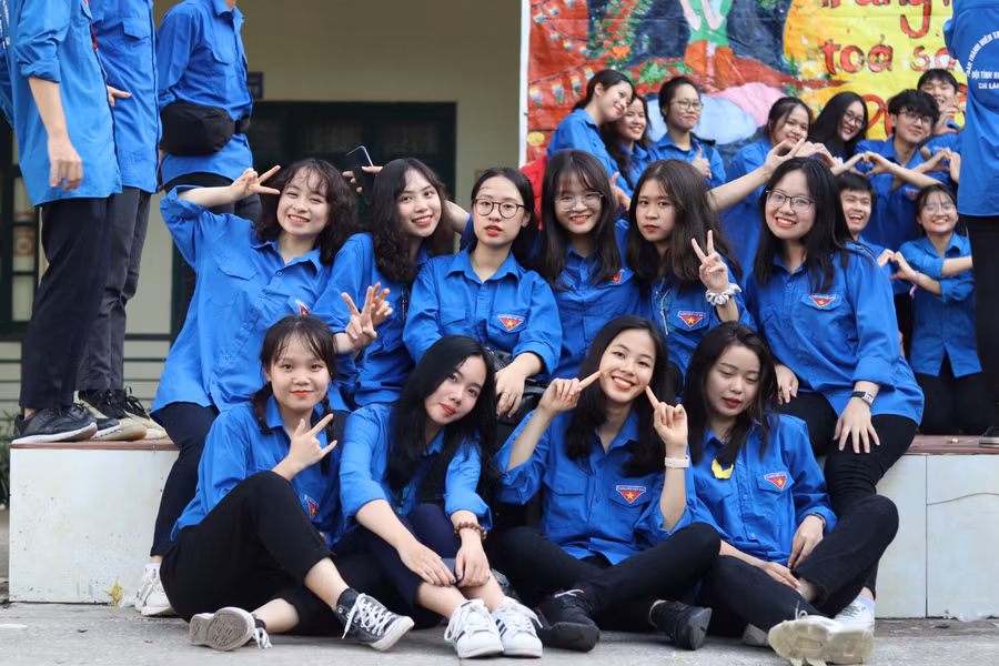 Một trong những hoạt động ngoại khóa của Phan Ngọc Khánh