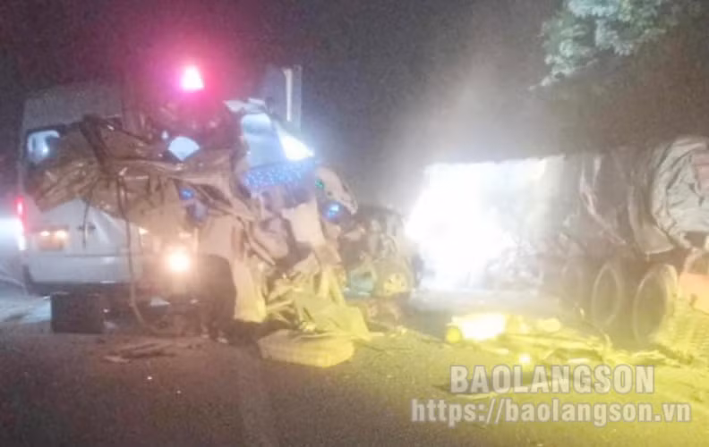 Nhiều người thương vong sau tai nạn đặc biệt nghiêm trọng tại Lạng Sơn. (Nguồn: Báo Lạng Sơn).
