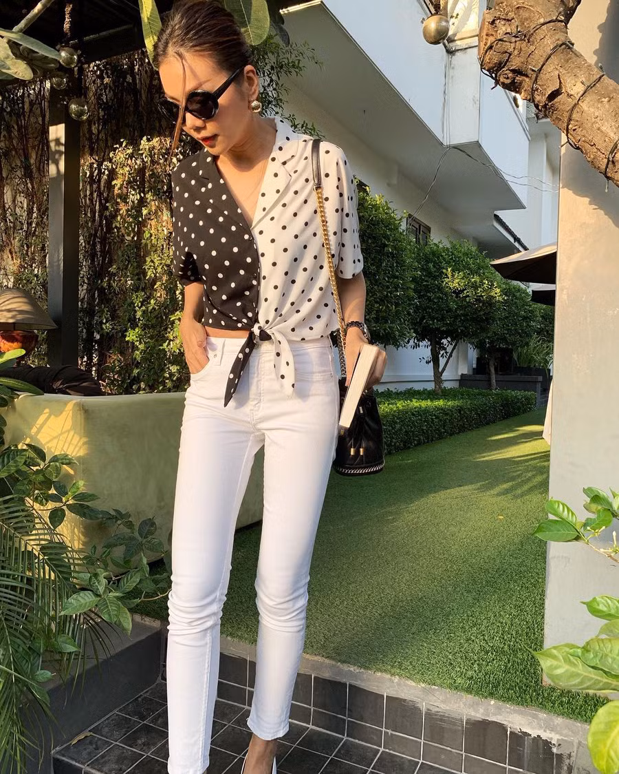 Làm chủ công thức diện đồ đen - trắng với 13 ý tưởng từ sao nữ Việt, và style của bạn sẽ lên đời thấy rõ-9