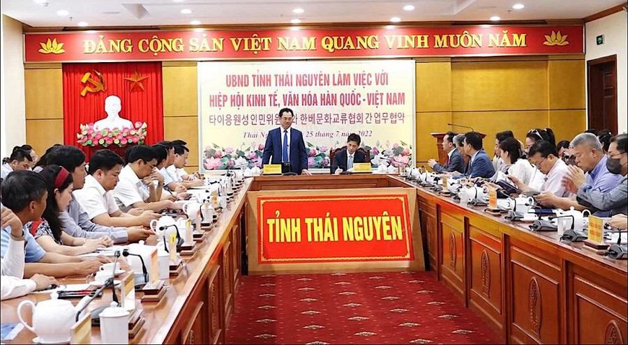 KOVECA ấn tượng với phong cách điều hành năng động, sáng tạo, quyết liệt của các lãnh đạo chủ chốt tỉnh Thái Nguyên