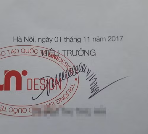 Chữ ký bá đạo.