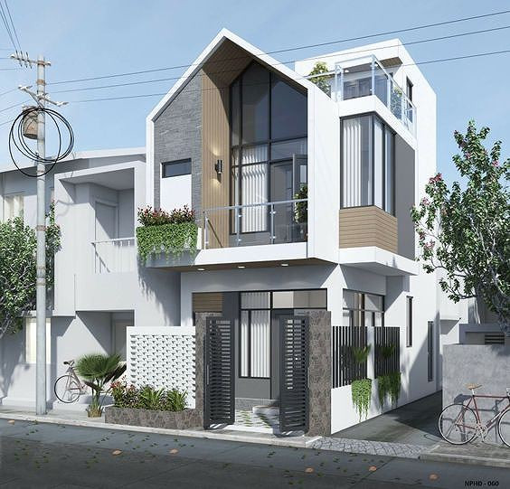 Mẫu nhà mái tam giác phá cách vẫn đẹp mê mẩn - ảnh 4