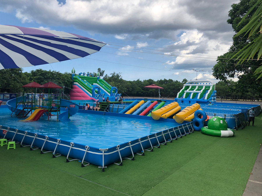 Mô hình công viên nước mini đang có xu hướng phát triển, nhân rộngvì đáp ứng được nhu cầu người dân, trẻ em, học sinh.