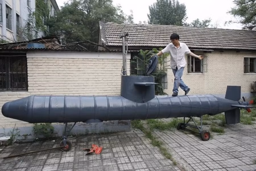 nong dan trung quoc tu che may bay tau ngam