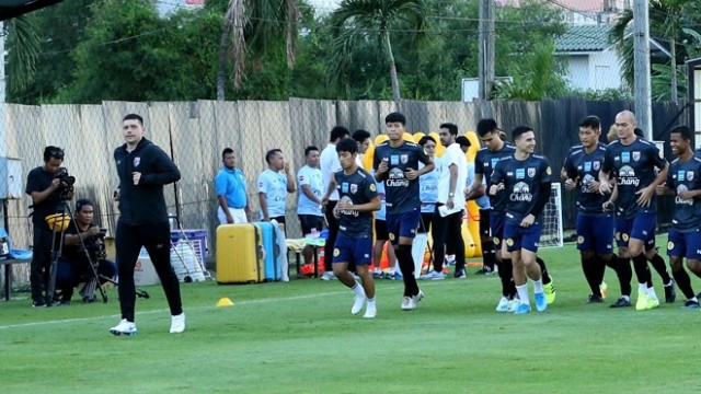 Buổi tập của ĐT Thái Lan Buổi tập của ĐT Thái Lan