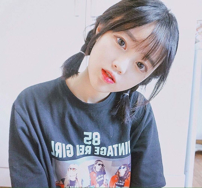 Để kiểu tóc tết như này chắc chắn nàng xinh chẳng kém gái Hàn đâu