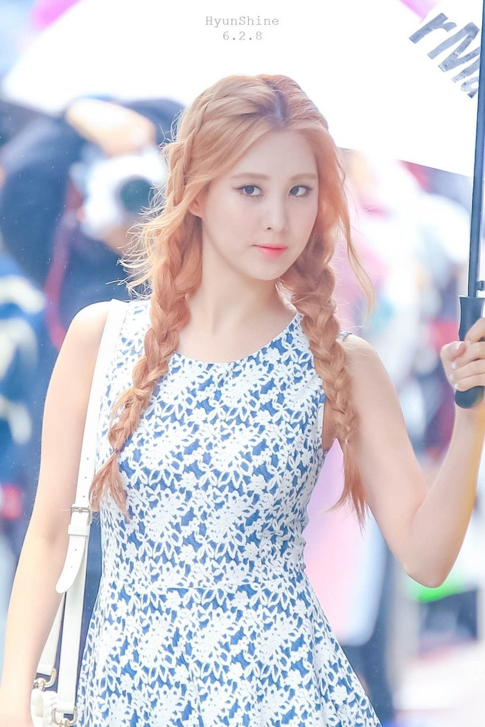 Để kiểu tóc tết như này chắc chắn nàng xinh chẳng kém gái Hàn đâu