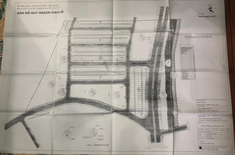 Bản đồ quy hoạch dự án "ma" do Công ty TST tự tạo ra để lừa người dân.