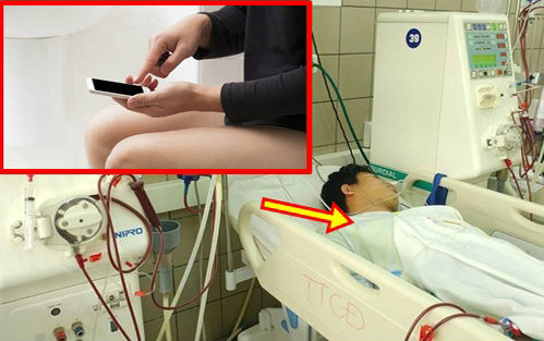 Vừa đi vệ sinh vừa dùng điện thoại di động: 4 bộ phận này bị tổn hại nặng nề ảnh 1 Empty