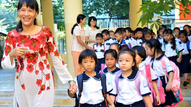 Hân hoan mùa tựu trường. (Ảnh minh họa/nguồn Internet)