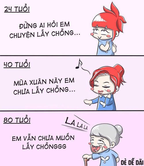 Không chồng thì cũng chẳng vấn đề gì cả.