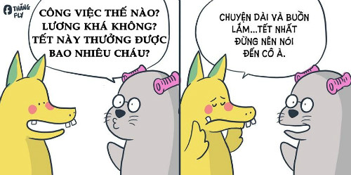 Một trong những câu hỏi khó trả lời nhất ngày Tết.