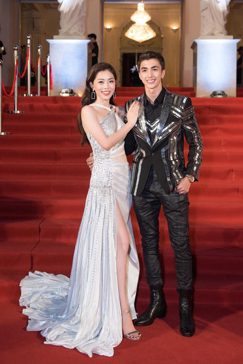 Các sao Việt được fan giục cưới năm 2019 ảnh 3 Bình An và Phương Nga tại lễ trao giải Âm nhạc Cống hiến lần thứ 14.