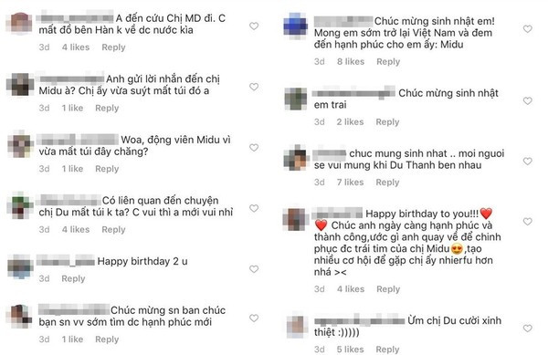 Midu thông báo tìm lại được túi xách, thiếu gia Phan Thành chia sẻ trạng thái đầy ẩn ý ảnh 3 Những người hâm mộ đồn đoán về dòng trạng thái liên quan tới Midu