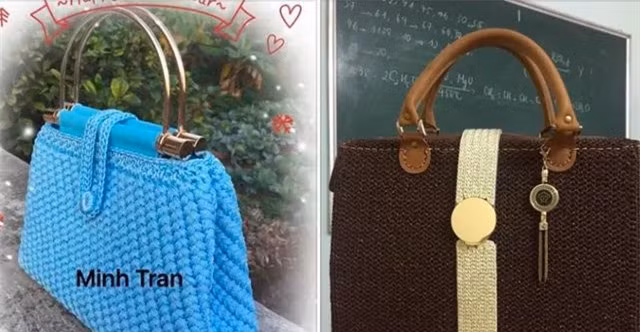 Ngả mũ với tài đan móc đẹp như hàng hiệu của cô giáo Hải Phòng - 3