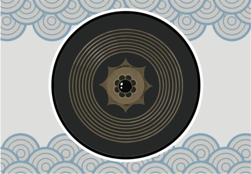 Hình minh họa tấm gương thiêng Yata no Kagami. Ảnh: BBC/Daviessurya. Ba bau vat bi an giong ‘7 vien ngoc rong’ cho le len ngoi Nhat hoang hinh anh 2