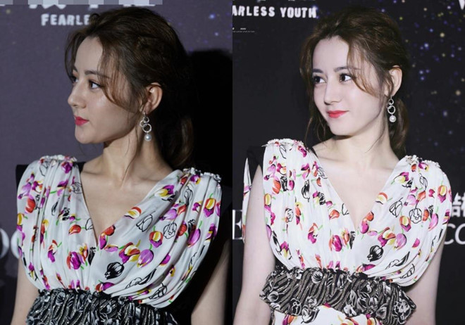 Không photoshop, Địch Lệ Nhiệt Ba lộ dáng gầy gò, da mặt lão hóa ảnh 2 Dich Le Nhiet Ba lo dang gay go, da mat lao hoa khi khong photoshop hinh anh 3