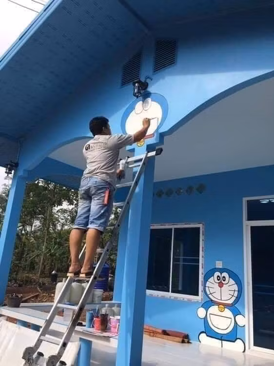 Ngôi nhà tràn ngập Doraemon khiến hội fan cuồng mèo ú “đứng ngồi không yên“ ảnh 4 Ngôi nhà tràn ngập Doraemon khiến hội fan cuồng mèo ú “đứng ngồi không yên“ ảnh 4