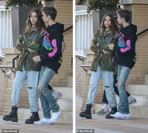 con trai david beckham bật khóc khi cãi vã với bạn gái ngay trên phố hình 9 con trai david beckham bat khoc khi cai va voi ban gai ngay tren pho hinh 9