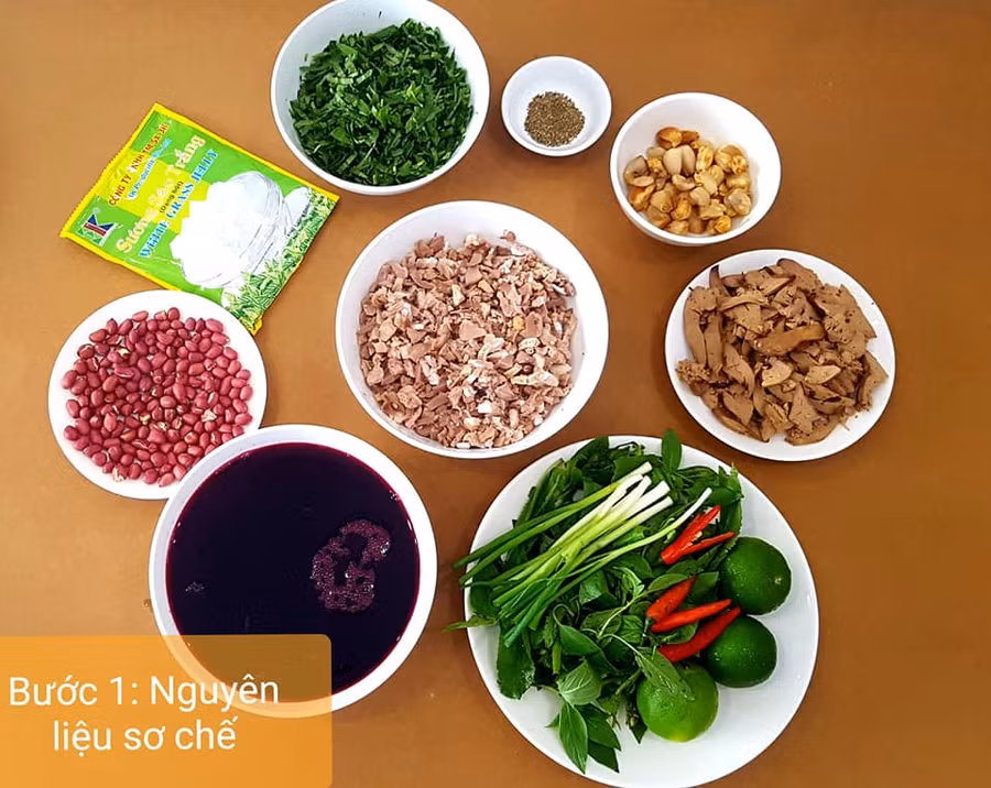 Cách làm tiết canh củ dền ngon chẳng kém hàng thật ảnh 1