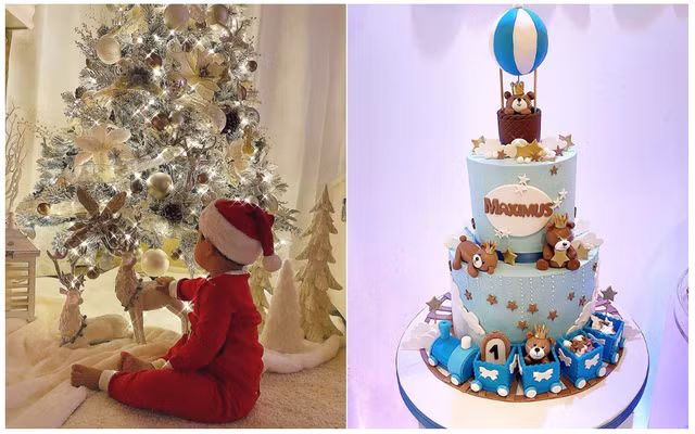 Dù đã công khai hình ảnh con nhưng Phạm Hương hiện tại vẫn khéo léo giấu kín khuôn mặt con nhỏ.