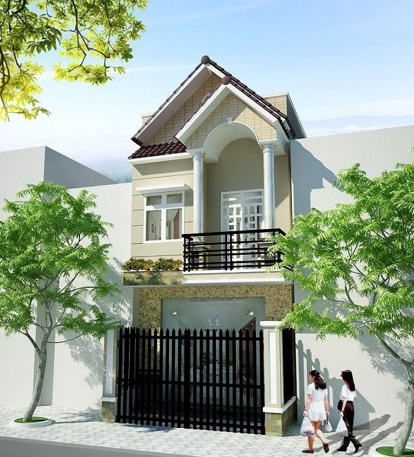 Độc đáo những mẫu nhà 2 tầng mái thái 2019 đơn giản ảnh 5 mau nha 2 tang mai thai 2019 don gian nhung khong kem phan doc dao - 6