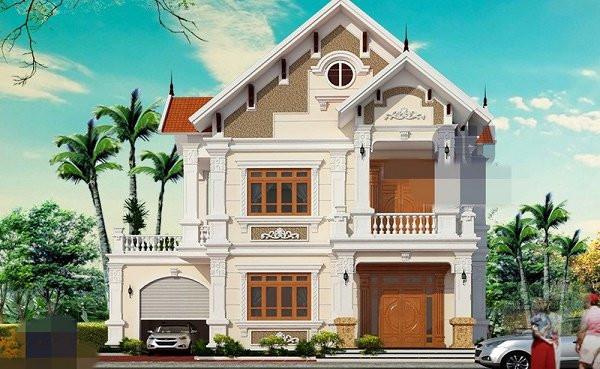 Độc đáo những mẫu nhà 2 tầng mái thái 2019 đơn giản ảnh 18 mau nha 2 tang mai thai 2019 don gian nhung khong kem phan doc dao - 19