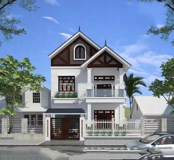 mau nha 2 tang mai thai 2019 don gian nhung khong kem phan doc dao - 5