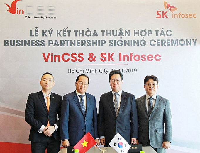 VinCSS ký thỏa thuận hợp tác an ninh mạng với SK Infosec vincss ky thoa thuan hop tac an ninh mang voi sk infosec