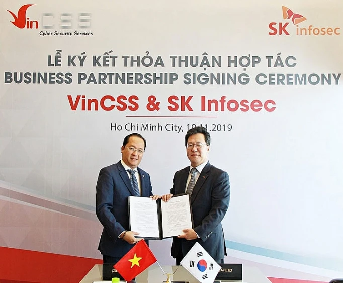 VinCSS ký thỏa thuận hợp tác an ninh mạng với SK Infosec