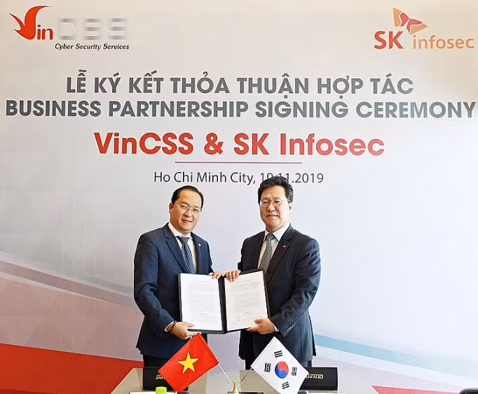 VinCSS ký thỏa thuận hợp tác an ninh mạng với SK Infosec