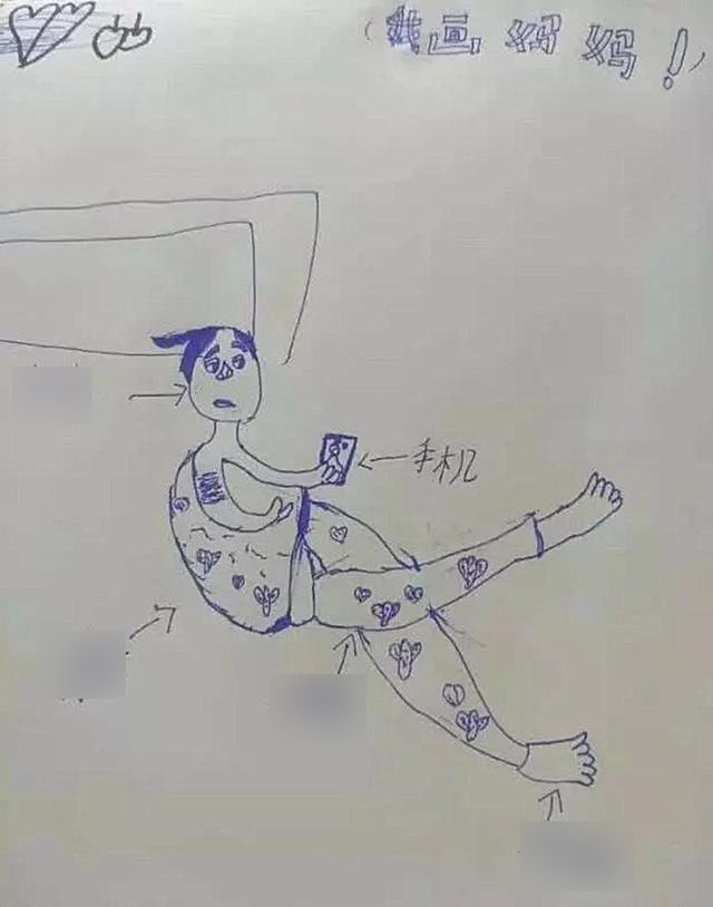 giao bai tap "ve me cua em" cho be mau giao, co giao xem buc tranh ma het hon - 4